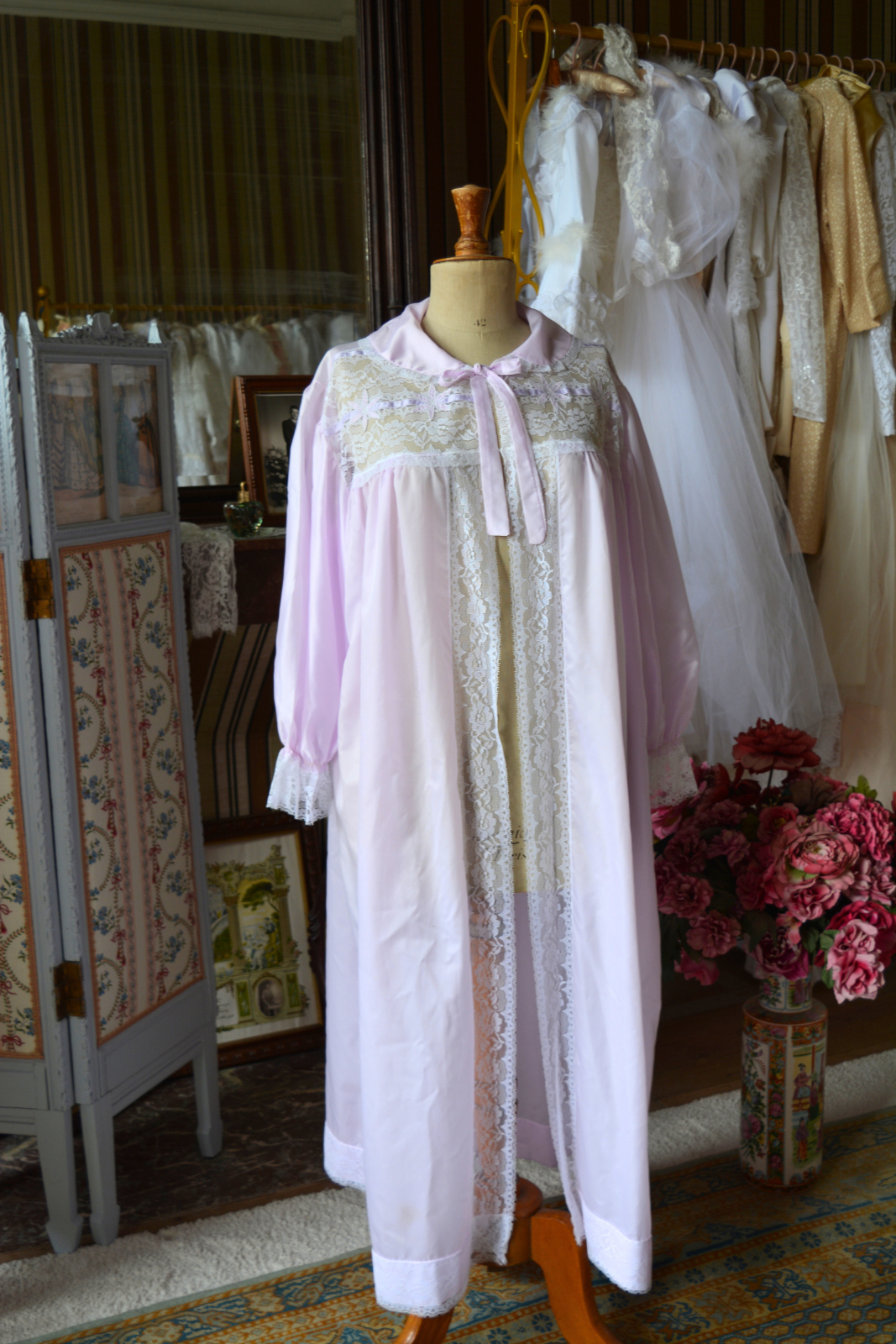 Par-dessus Vintage Parme