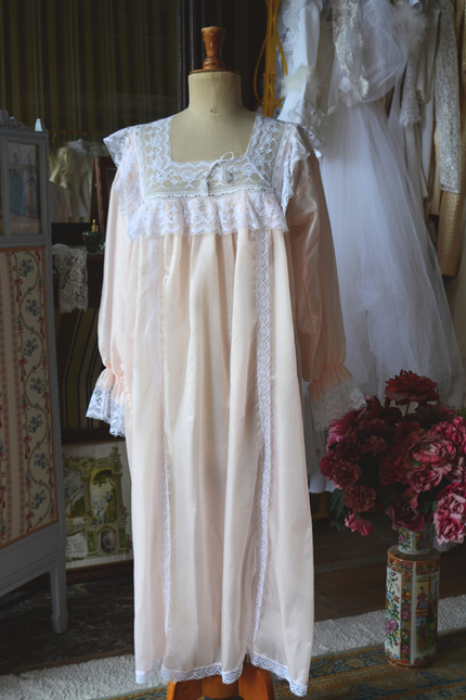 Nuisette Vintage Rose Manches Longues
