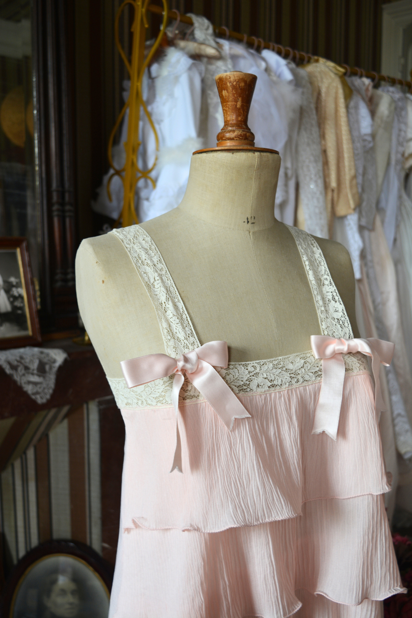 Nuisette Vintage Courte Rose