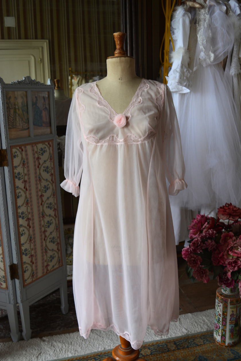 Nuisette Vintage Rose Transparente
