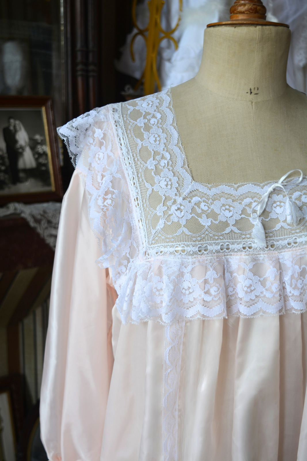 Nuisette Vintage Rose Manches Longues