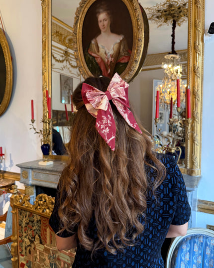 Le Signature Couture Toile de Jouy Rouge