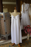 Ensemble vintage Blanc Satiné