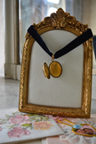 Collier Velours Chocker ras de cou Médaillon victorien