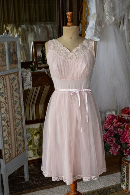 Nuisette Vintage Rose Évasé